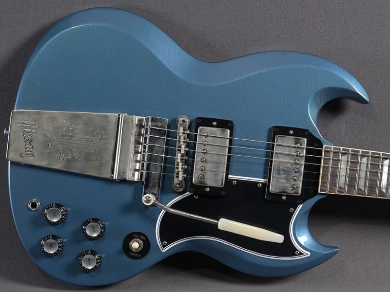 Gibson SG 1964 Standard Reissue w. Maestro Murphy Lab Ultra Light Aged Pelham Blue