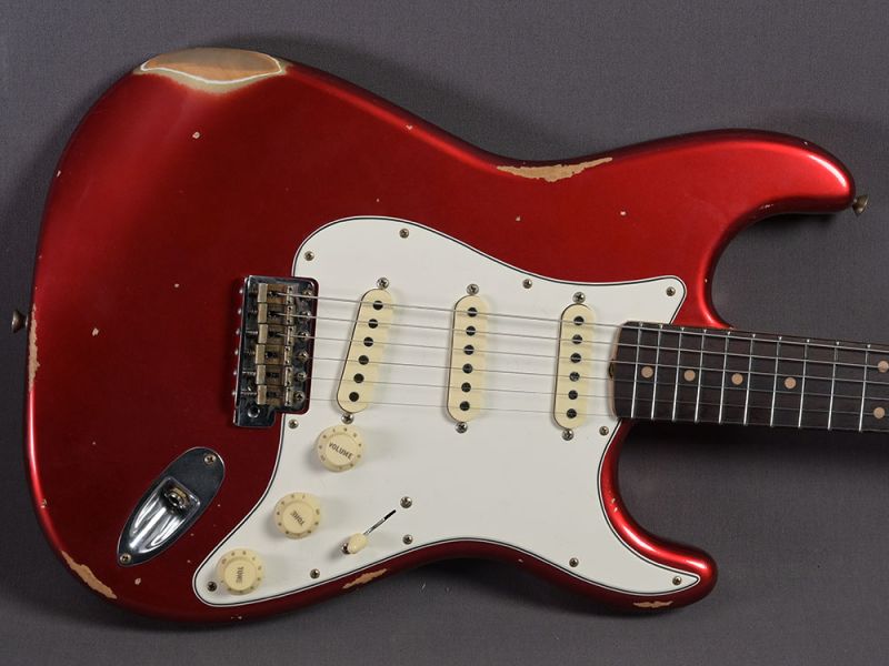 Fender Custom Shop Stratocaster 1962 Relic Candy Apple Red #R125294