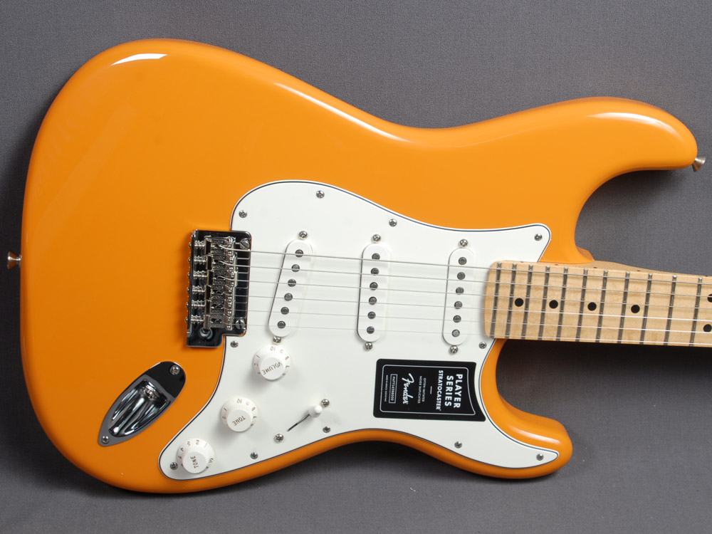 Fender Player Stratocaster, Capri Orange, Maple Fingerboard - Sims
