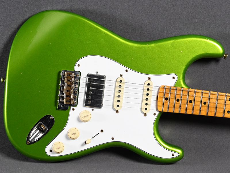 Fender Custom Shop Stratocaster 1955 Journeyman Relic HSS Lime Green