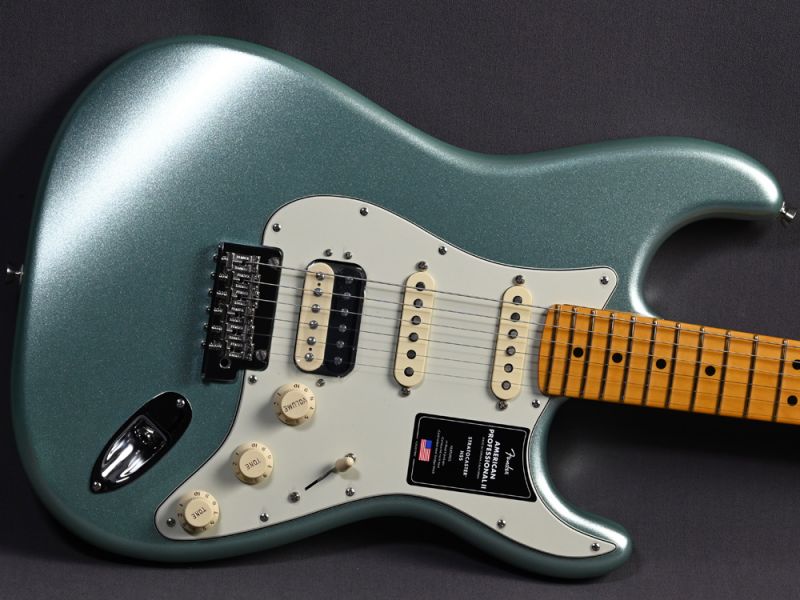 Fender Stratocaster American Pro II HSS MN Mystic Surf Green