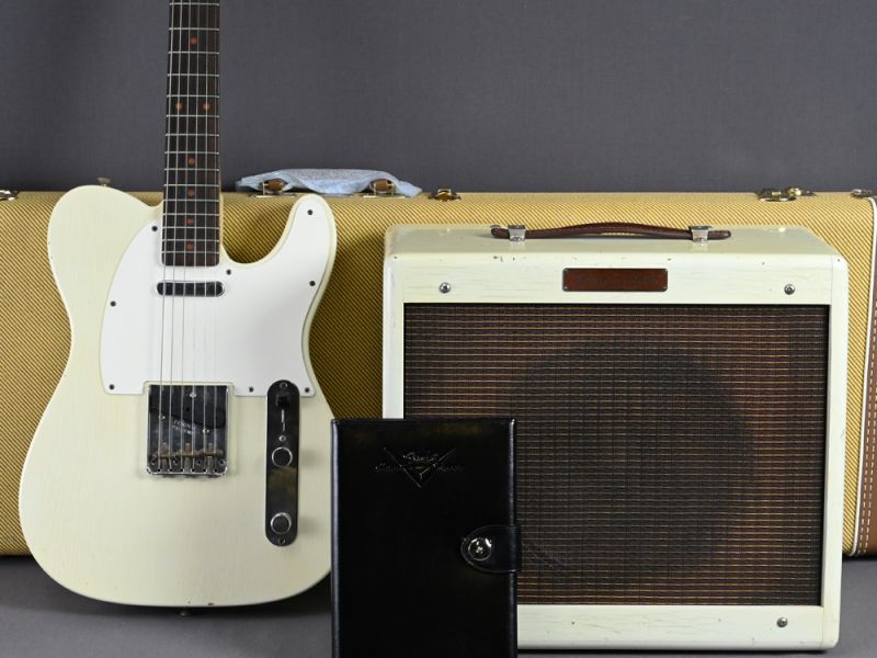Fender Custom Shop Telecaster 1959 & Champ 1X10” Journeyman Relic “AGED WHITE”