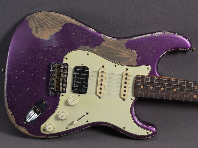 Fender Custom Shop Stratocaster 1963 HREL Purple Metallic HSS MB Greg Fessler