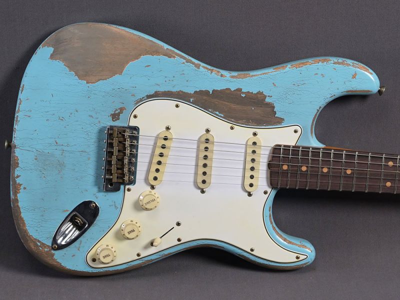 Fender Custom Shop Stratocaster 1962 HREL Daphne Blue MB Greg Fessler