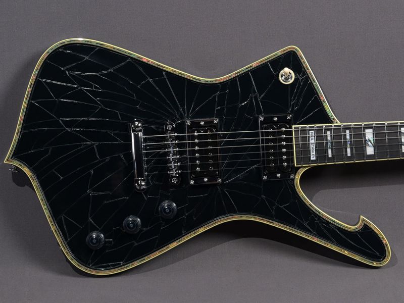 Ibanez PS3CM Paul Stanley Black Cracked Mirror