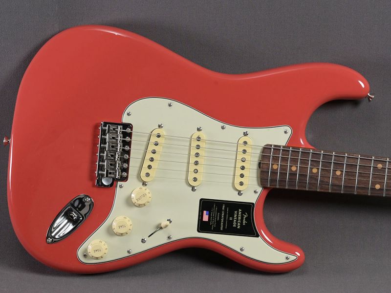 Fender Am Vintage II 1961 Stratocaster Fiesta Red #V2329313