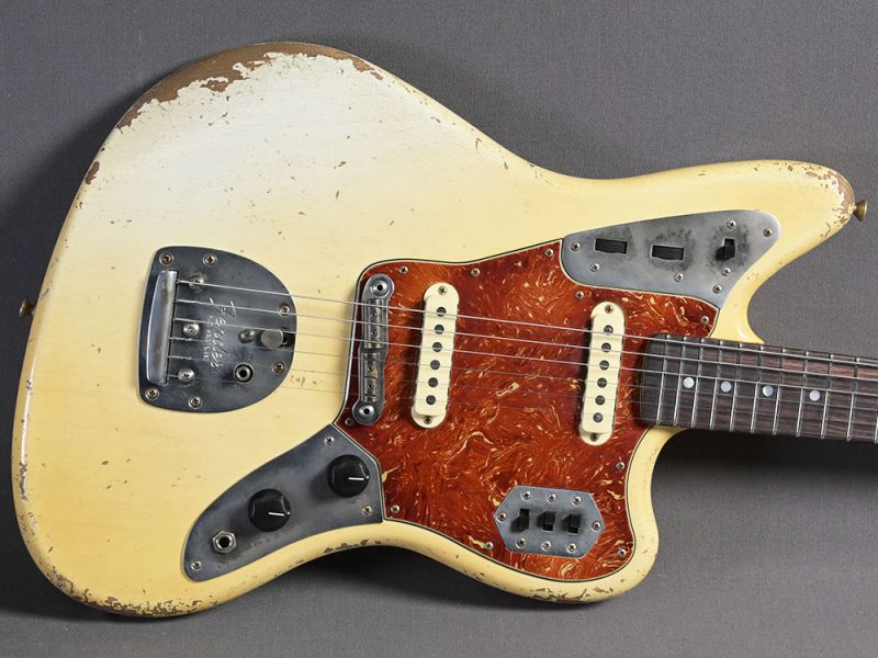 Fender Custom Shop Jaguar 1965 Aged Vintage White Relic MB Dale Wilson