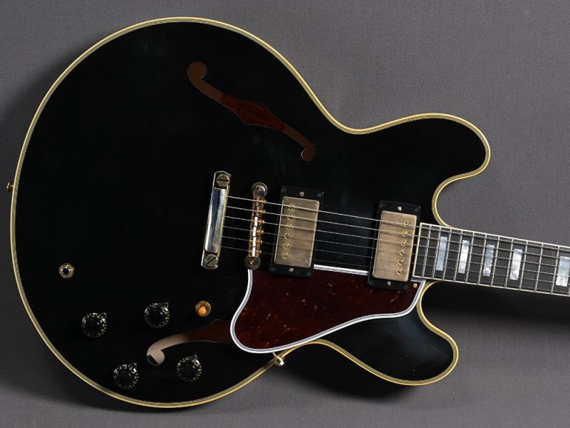 Gibson ES-355 1959 Reissue Stop Bar Ebony VOS #A930300