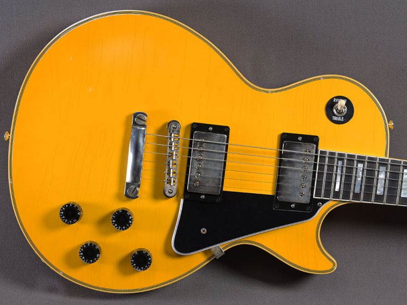 Gibson Les Paul Custom Graffity Yellow Murphy Lab Light Aged