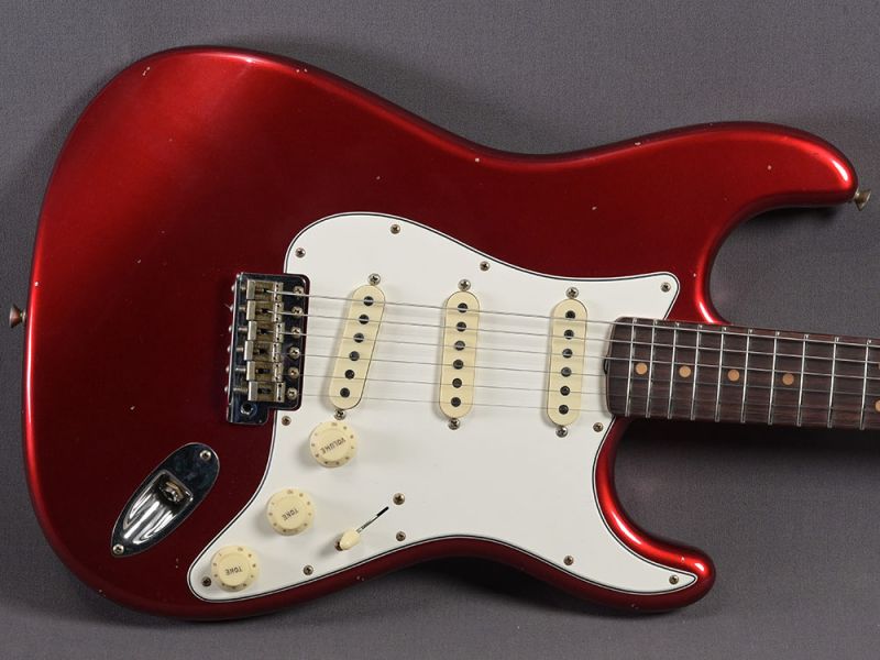 Fender Custom Shop Stratocaster 1963 Journeyman Relic Candy Apple Red